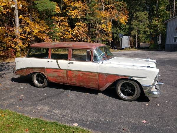 1956 Chev 210 Townsman Wagon RAT ROD - cars & trucks - by owner -... for sale in Muskegon, MI