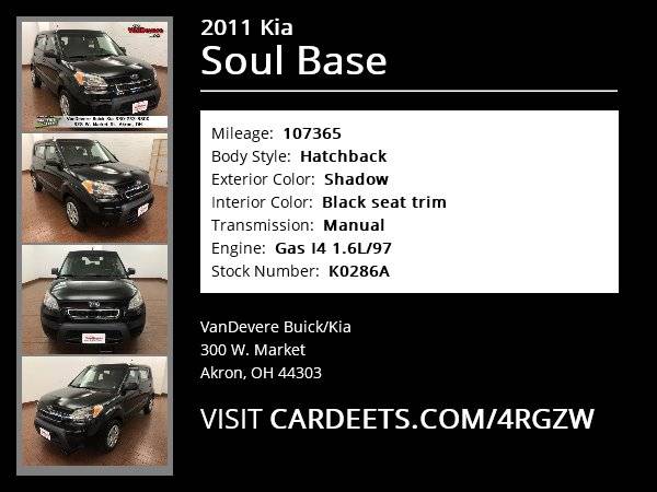 2011 Kia Soul Base, Shadow for sale in Akron, OH – photo 22