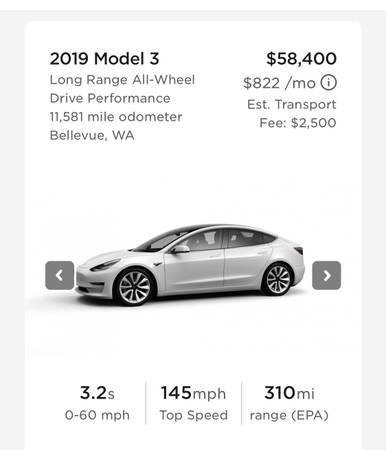 2019 Tesla Model 3 Performance (Stealth) Warranty for sale in Corning, NY – photo 19