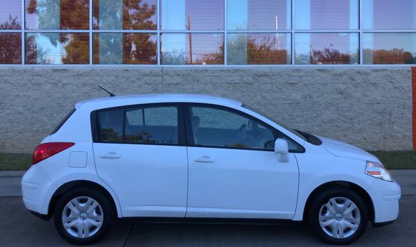 White-2012 Nissan Versa S-Automatic-78k-One owner-4cyl - cars &... for sale in Raleigh, NC – photo 2