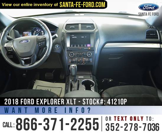 2018 FORD EXPLORER XLT Camera, Leather/Suede Seats, WiFi for sale in Alachua, FL – photo 14