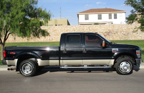 2008 FORD F350 LARIAT DIESEL CREW CAB 4X4 DUALLY W/ GOOSE NECK HITCH! for sale in El Paso, TX – photo 6