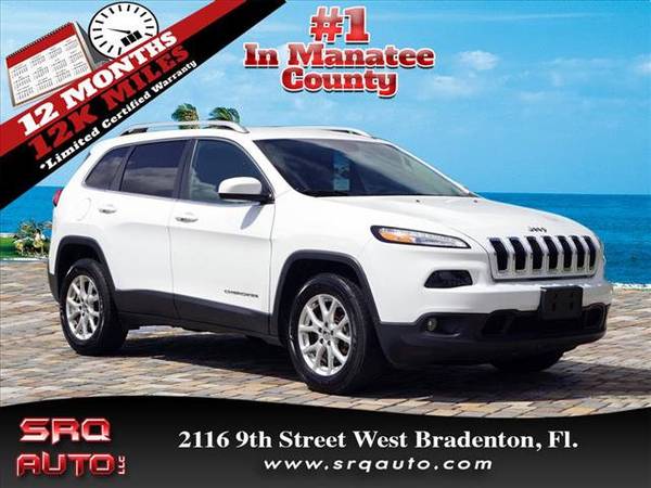 2016 *Jeep* *Cherokee* *Latitude* Bright White Clear for sale in Bradenton, FL