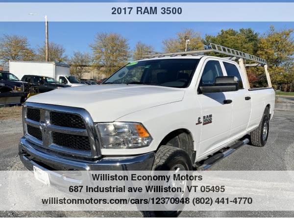 2017 Ram 3500 Diesel 4x4 Crew Cab 8' Box for sale in Williston, VT