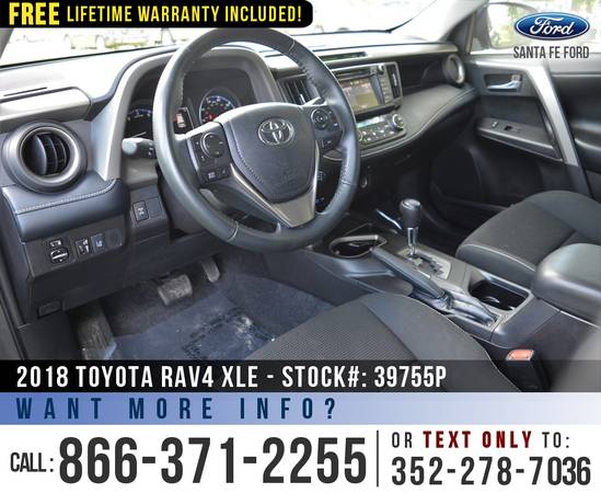 ‘18 Toyota RAV4 XLE *** Sunroof, Keyless Entry, Camera, Toyota SUV *** for sale in Alachua, FL – photo 9