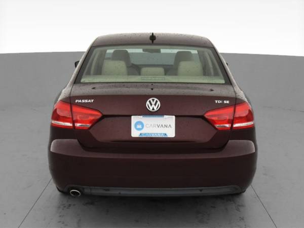2013 VW Volkswagen Passat TDI SE Sedan 4D sedan Red - FINANCE ONLINE... for sale in Champlin, MN – photo 9