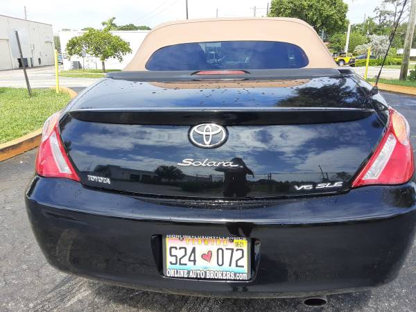2005 Toyota Solara convertible - cars & trucks - by owner - vehicle... for sale in Boca Raton, FL – photo 5