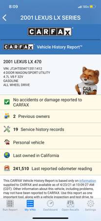2001 Lexus LX 470 AWD for sale in Sunnyvale, CA – photo 12