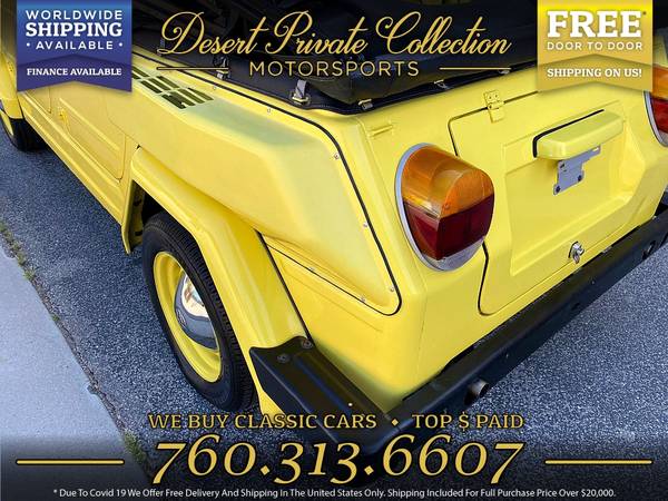 1973 Volkswagen Thing Type 181 Convertible, removable roll bar Wagon for sale in Palm Desert, NY – photo 11