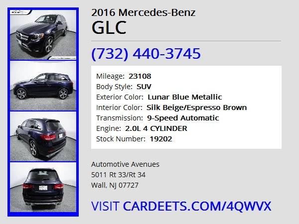 2016 Mercedes-Benz GLC, Lunar Blue Metallic for sale in Wall, NJ – photo 22