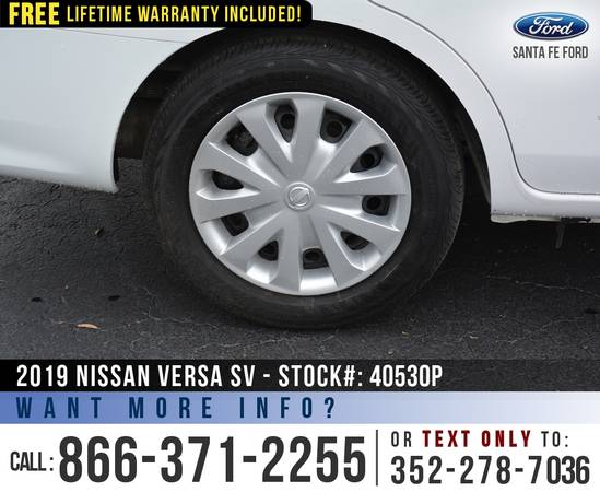 2019 Nissan Versa Sedan SV *** Keyless Entry, Camera, Touchscreen... for sale in Alachua, FL – photo 18