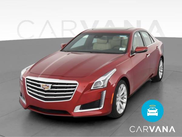 2017 Caddy Cadillac CTS 2.0 Luxury Sedan 4D sedan Red - FINANCE... for sale in Indianapolis, IN
