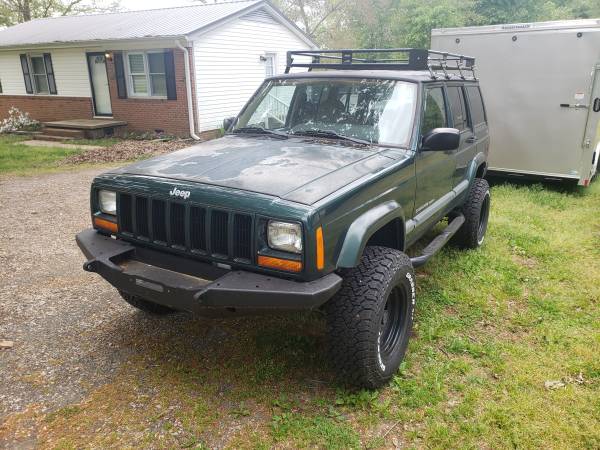 1999 jeep Cherokee xj 4x4 lifted for sale in Durham, NC – photo 2