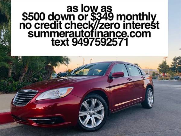2013 CHRYSLER 200 ZERO INTEREST NO CREDIT CHECK LOW DOWN PAYMENT -... for sale in Costa Mesa, CA