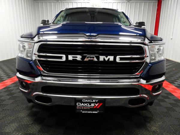 2019 RAM 1500 Big Horn/Lone Star 4WD Crew Cab pickup Blue - cars &... for sale in Branson West, MO – photo 8
