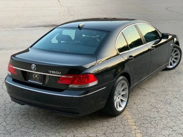 2006 BMW 750i ONLY 77k-MILES BLK/BLK NAV HTD/AC-SEATS LOADED - cars... for sale in Elgin, IL – photo 4