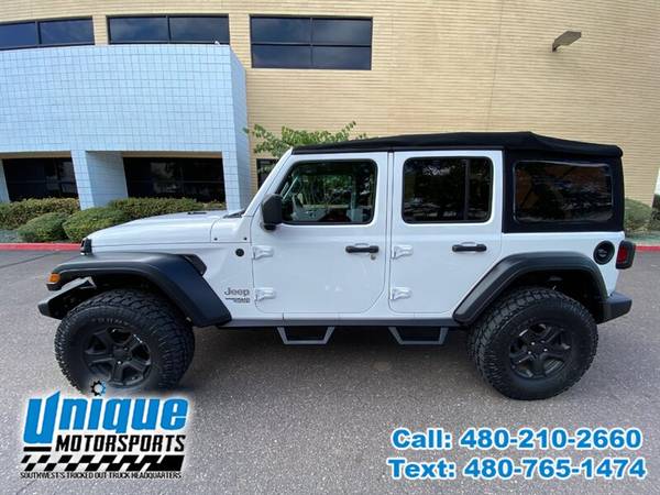 2018 JEEP WRANGLER UNLIMITED SPORT S 4WD 4DR UNIQUE TRUCKS - cars & for sale in Tempe, TX – photo 2