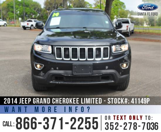 2014 JEEP GRAND CHEROKEE LIMITED Leather, Camera, Touchscreen for sale in Alachua, FL – photo 2
