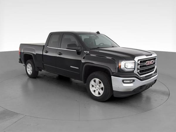 2018 GMC Sierra 1500 Double Cab SLE Pickup 4D 6 1/2 ft pickup Black... for sale in Akron, OH – photo 15