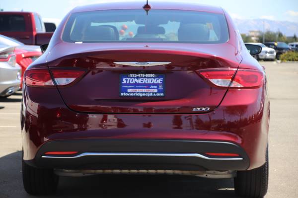2016 Chrysler 200 Limited Sedan sedan Burgandy for sale in Pleasanton, CA – photo 6