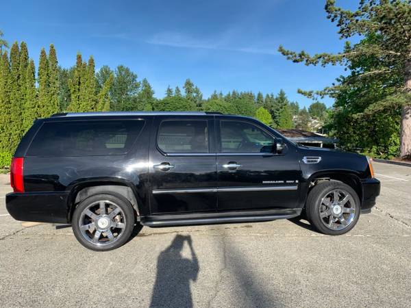 2007 CADILLAC ESCALADE ESV AWD...WELL MAINTAINED...BLACK / BLACK for sale in Mill Creek, WA – photo 5