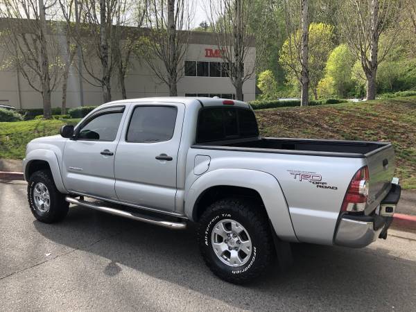 2009 Toyota Tacoma Double Cab SR5 TRD 4WD - Clean title, 6speed for sale in Kirkland, WA – photo 7