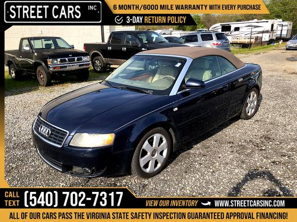2006 Audi A4 A 4 A-4 2dr 2 dr 2-dr Cabriolet 1 8T 1 8 T 1 8-T CVT for sale in Fredericksburg, District Of Columbia – photo 3