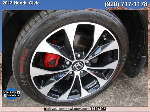 2013 HONDA CIVIC SI 4DR SEDAN Family owned since 1971 - cars & for sale in MENASHA, WI – photo 9
