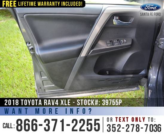 ‘18 Toyota RAV4 XLE *** Sunroof, Keyless Entry, Camera, Toyota SUV *** for sale in Alachua, FL – photo 8