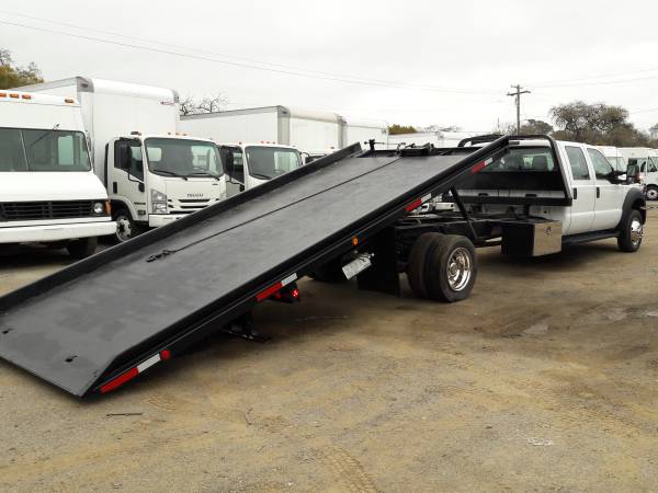2015 FORD F550 CREW CAB ROLLBACK TOW TRUCK - - by for sale in San Jose, CA – photo 16