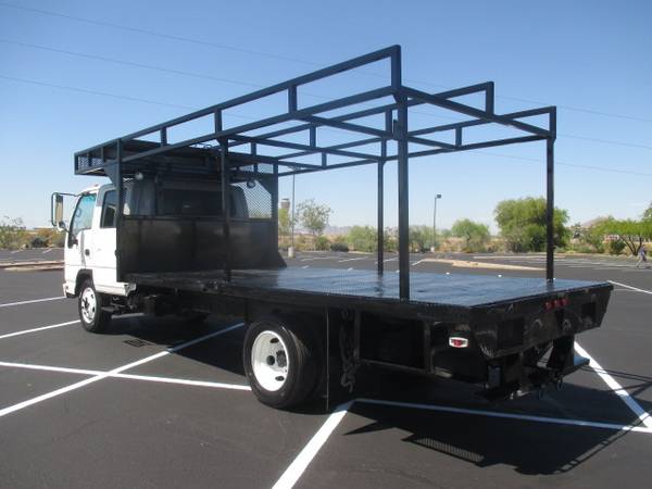 2007 Isuzu NQR Crew Cab Flatbed Work Truck Flat Bed NPR Diesel for sale in Phoenix, AZ – photo 7