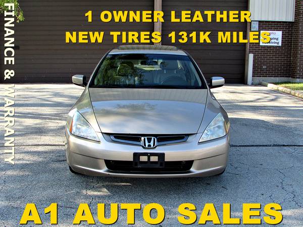 1 owner 2005 HONDA ACCORD EX-L 4cyl 131k warranty - cars & trucks -... for sale in Willowbrook, IL – photo 2