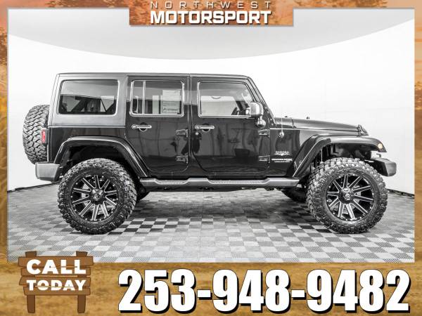 *750+ PICKUP TRUCKS* Lifted 2018 *Jeep Wrangler* Unlimited Sahara 4x4 for sale in PUYALLUP, WA – photo 4