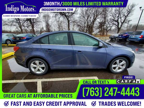 2013 Chevrolet Cruze 2LT 2 LT 2-LT 3mo 3 mo 3-mo 3000 mile warranty for sale in Ramsey , MN – photo 10