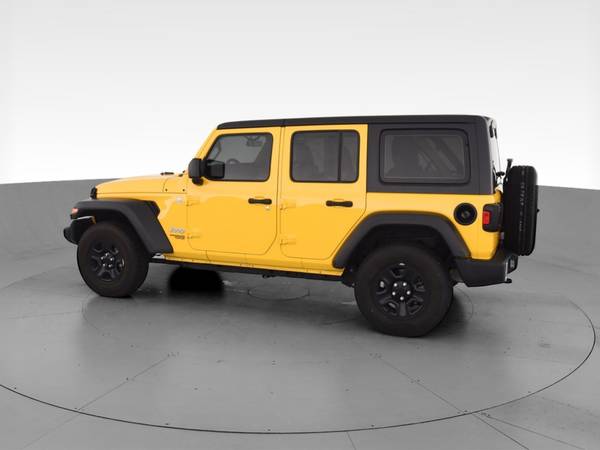 2018 Jeep Wrangler Unlimited All New Sport SUV 4D suv Yellow for sale in Columbus, GA – photo 6