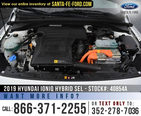 2019 Hyundai Ioniq Hybrid SEL Camera - Cruise - Push To for sale in Alachua, FL – photo 12