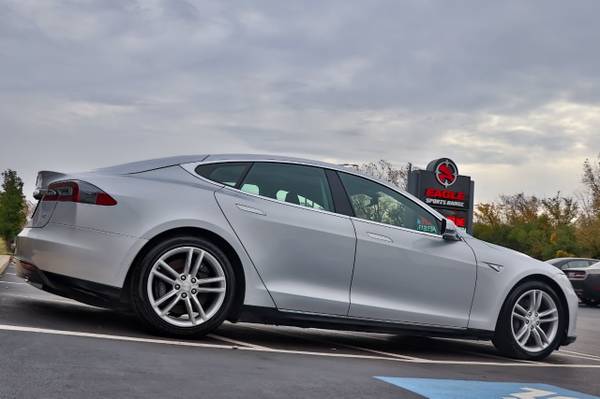 2013 *Tesla* *Model S* *4dr Sedan* Silver Metallic - cars & trucks -... for sale in Oak Forest, IL – photo 6