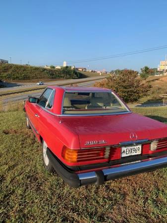 RED 1983 Mercedes-Benz Sports 380SL Convertable Low Miles for sale in Cherry Log, GA – photo 6