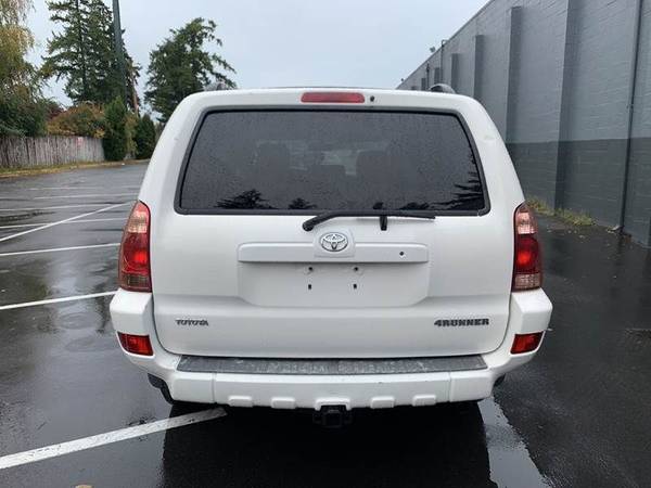 White 2004 Toyota 4Runner Sport Edition 4WD 4dr SUV Cruise Control for sale in Lynnwood, WA – photo 4