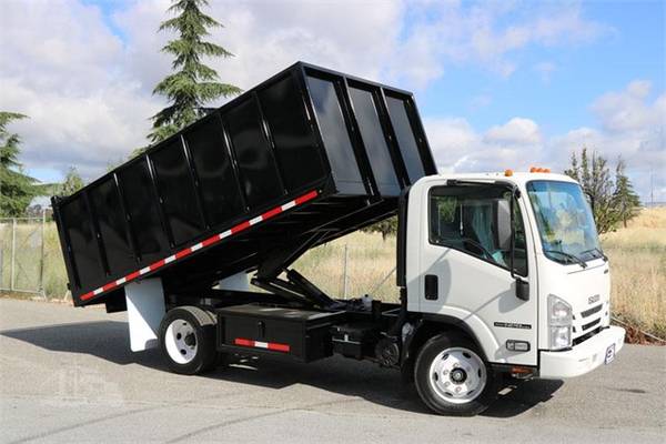 2016 Isuzu Npr Dump Truck - cars & trucks - by owner - vehicle... for sale in East Providence, RI – photo 2