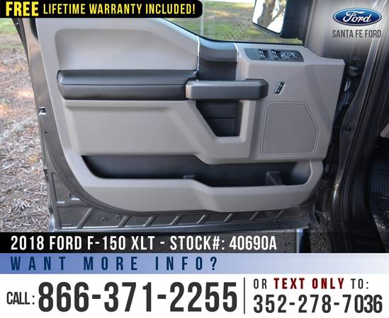 2018 FORD F150 XLT 4WD *** Brush Guard, Bluetooth, Cruise Control... for sale in Alachua, FL – photo 12