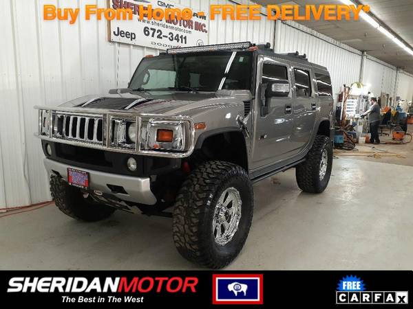 2009 Hummer H2 SUV Luxury Graystone Metallic - A9101662 WE DELIVER for sale in Sheridan, MT – photo 3