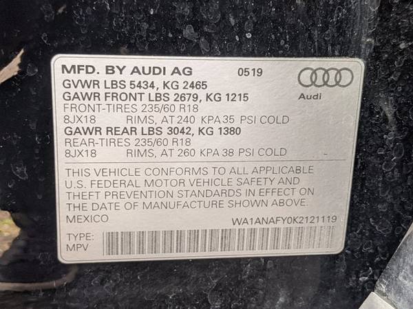 2019 Audi Q5 Premium AWD All Wheel Drive SKU: K2121119 - cars & for sale in Bellevue, WA – photo 24