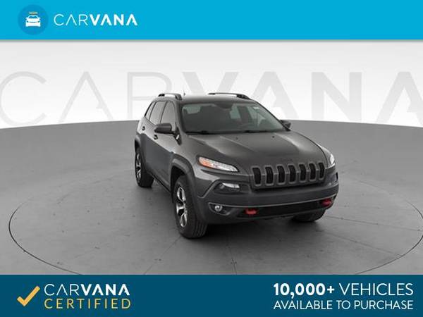 2014 Jeep Cherokee TrailHawk Sport Utility 4D suv Gray - FINANCE for sale in Arlington, District Of Columbia