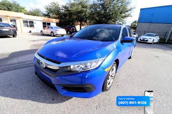 2016 Honda Civic LX Sedan CVT - - by dealer - vehicle for sale in Orlando, FL – photo 3