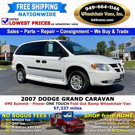 2007 Dodge Grand Caravan SE Wheelchair Van VMI Northstar - Power In for sale in Laguna Hills, CA – photo 7