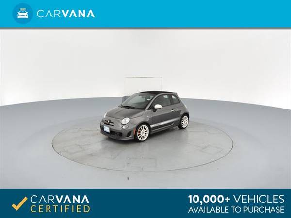 2013 FIAT 500 500c Abarth Cabrio Convertible 2D Convertible Gray - for sale in Indianapolis, IN – photo 6