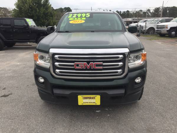 HURRY! 2015 GMC CANYON SLE CREW CAB 4 DOOR 4X4 W 100K MILES - cars & for sale in Wilmington, NC – photo 4