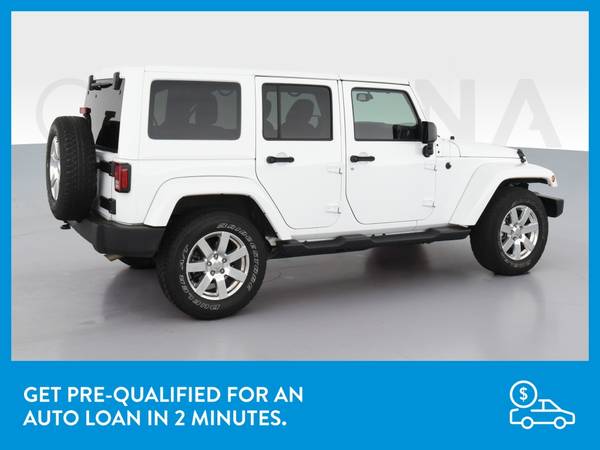 2016 Jeep Wrangler Unlimited Sahara Sport Utility 4D suv White for sale in Zanesville, OH – photo 9