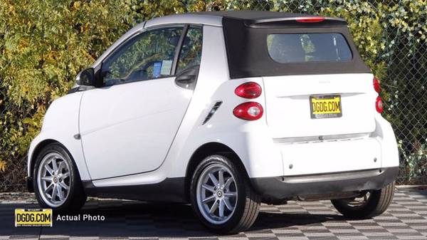 2009 smart Fortwo Convertible Crystal White - cars & trucks - by... for sale in San Jose, CA – photo 2